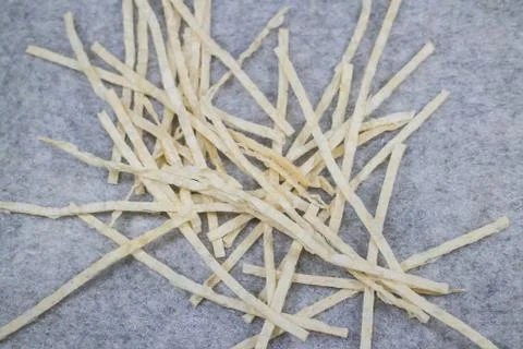 Close up of Fish line snack Stock Photos