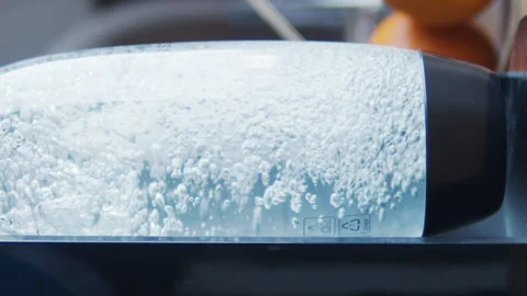 Close-up of fizzy sparkling water Stock Footage 331852033