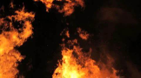 Close-up flames Stock Footage