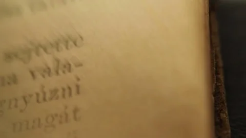 Close up of flipping pages. Video stock 75950331