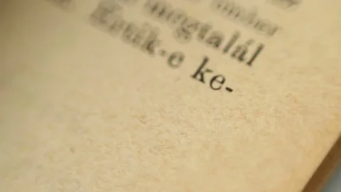 Close up of flipping pages. Video stock 75950356