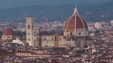Close-up of Florence Cathedral Video stock 148258677