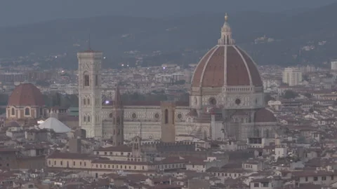 Close-up of Florence Cathedral Stock Footage 148260249