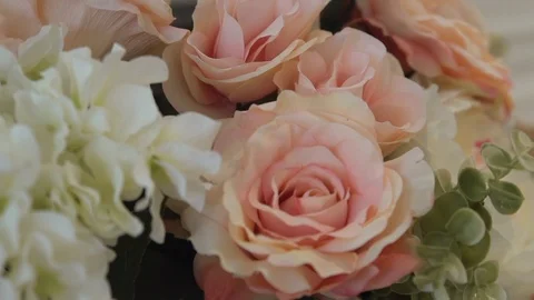 Close Up of Flowers Wedding Stock Footage 87094094