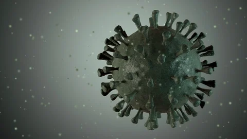 Close up of flu virus Stock Footage 126031003
