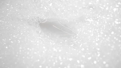Close Up Foam Bubbles Stock Footage 111067438