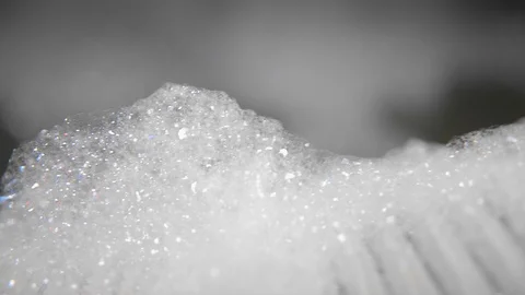 Close Up Foam Rack Focus To Background Stock Footage