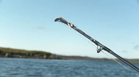 Close up focus pull from a fishing boat coming back into port Stock Footage 11303689