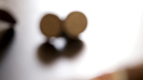 Close-up focus pull of men's cuff links. Stock Footage 108174407