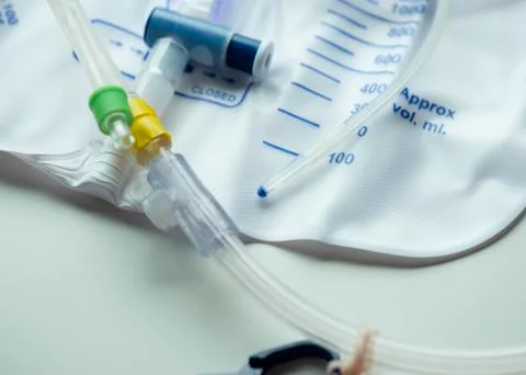 Close up foley catheter Stock Photos