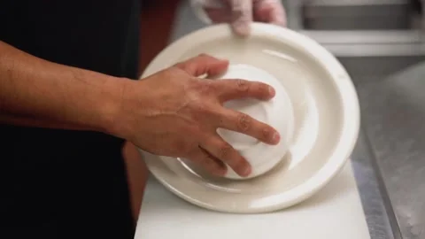 A close up of food Stock Footage 155464880