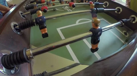 Close up of a foosball game Video stock 40966750