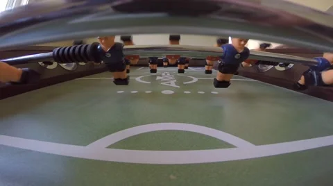 Close up of a foosball game Video stock 40968243