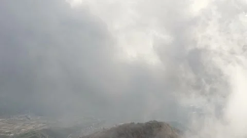 Close up footage inside the clouds. Stock Footage 142732401