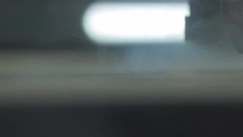Close Up Footage Of A Laser Engraving Machine Stock Footage 147888617