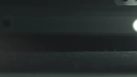 Close Up Footage Of A Laser Engraving Machine Stock Footage 147889343