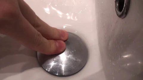 Close-Up Footage Of A Tap Opens And Water Starts To Flow In A Sink Stock Footage 35828922