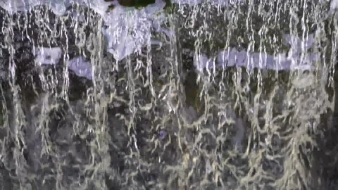 Close-up footage of the waterfall. Stock Footage 171409598