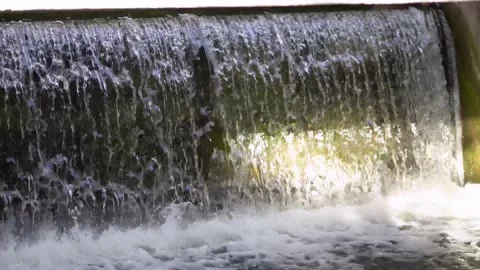 Close-up footage of the waterfall. Stock Footage 171409605