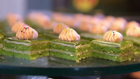 Close-up of a fork breaking a chocolate cake. Close-up of a fork breaking a Stock Footage 310160270