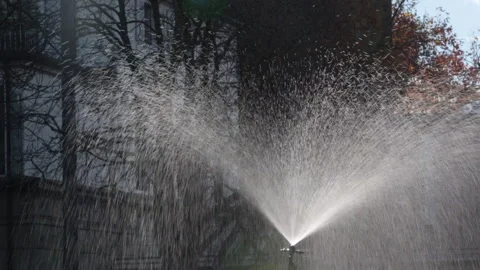 Close up of fountain in Basel Stock Footage 140723017