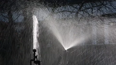 Close up of fountain in Basel Stock Footage 140723636