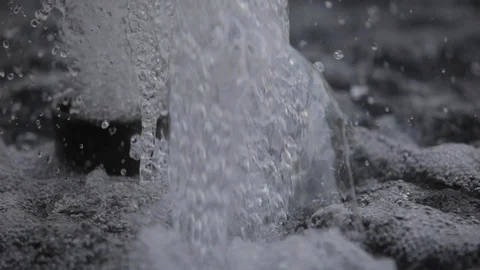 Close Up Of Fountains Stream of Water Video stock 102572053