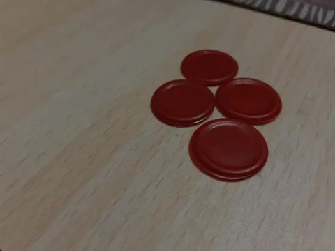 A close up of a four red circle Stock Photos