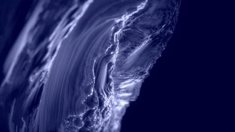 Close-up fractal abstract background 3d shapes. Illustrazione stock