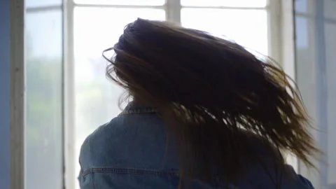 Close up frame of dizziness of the head and hands on the camera 스톡 동영상 144014922