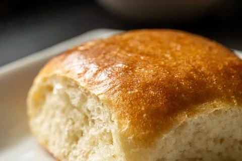 Close-up of fresh dinner roll Stock Photos