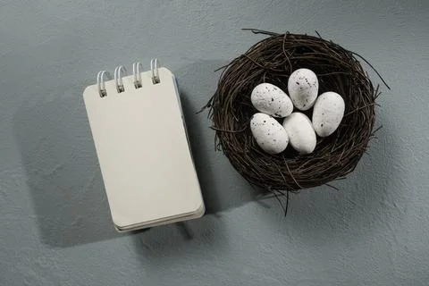 Close up of fresh eggs Stock Photos