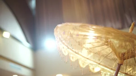 Close-up of Fresh Flower Arrangement for Elegant Wedding Decoration Stock Footage 341976517
