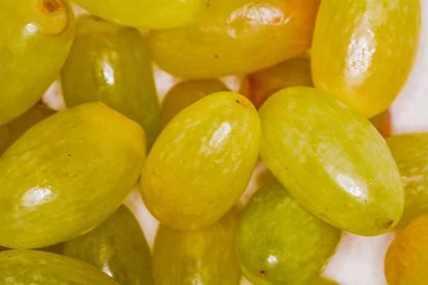 Close-Up of Fresh Green Grape Stock Photos