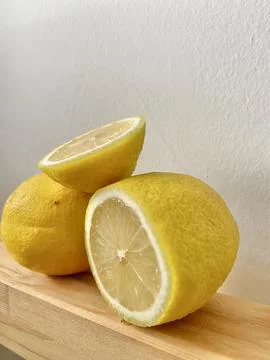 Close up Fresh Lemon Stock Photos