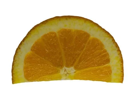 Close up fresh orange slice. Graphic resources.Copy space Stock Photos