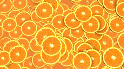 Close up of fresh orange slice Illustration