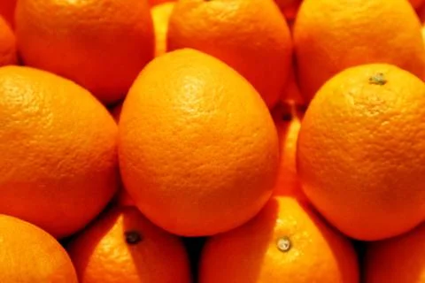 Close-Up Fresh Oranges Stock Photos