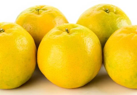 Close-up of fresh oranges Foto stock