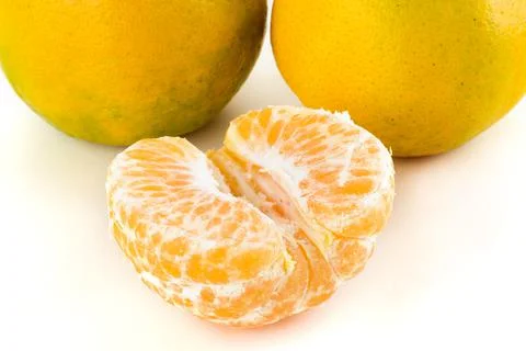 Close-up of fresh oranges Foto stock