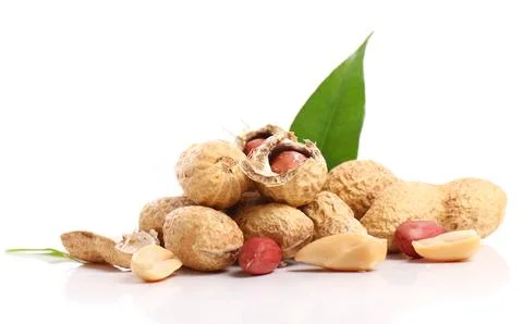 Close up of fresh peanuts Stock Photos
