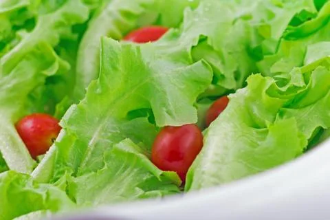 Close Up Fresh Salad Foto stock