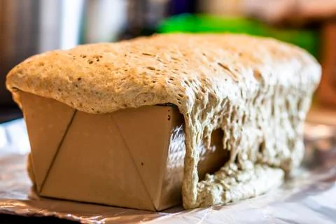 Close up of fresh self baked bread Stock Photos