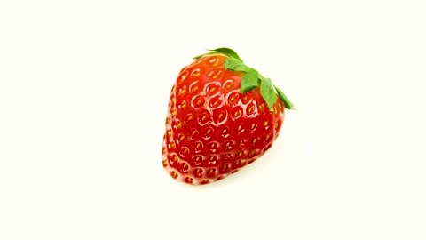 Close-up of a fresh strawberry macro shot. . Stock Footage 150713026