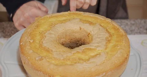 Close up of Freshly baked dessert Stock Footage 129150233