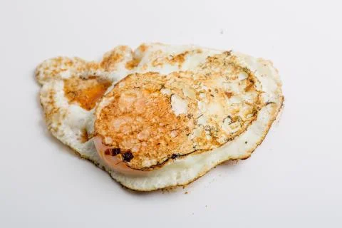 Close up of fried egg 库存照片