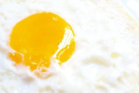 Close - up of fried eggs Stock Photos