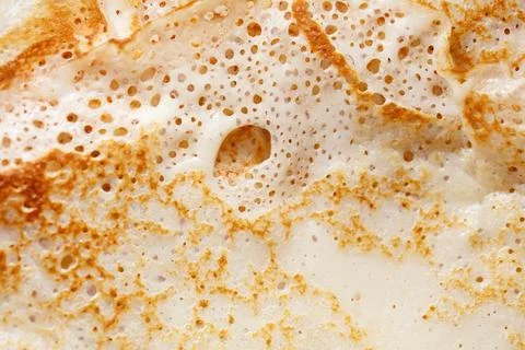 Close-up of fried pancake as abstract background Stock Photos