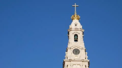 Close Up Front View of Fatima Tower Stock Photos