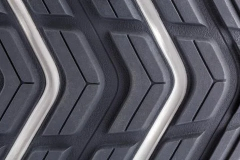Close-up full frame background of new generic contemporary sneakers outsole with 库存照片